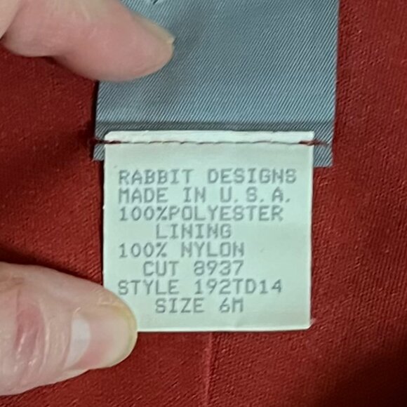 Rabbit Rabbit Rabbit Lined Red & Black Sleeveless V-Neck Formal Maxi Dress, 6M - Picture 7 of 11